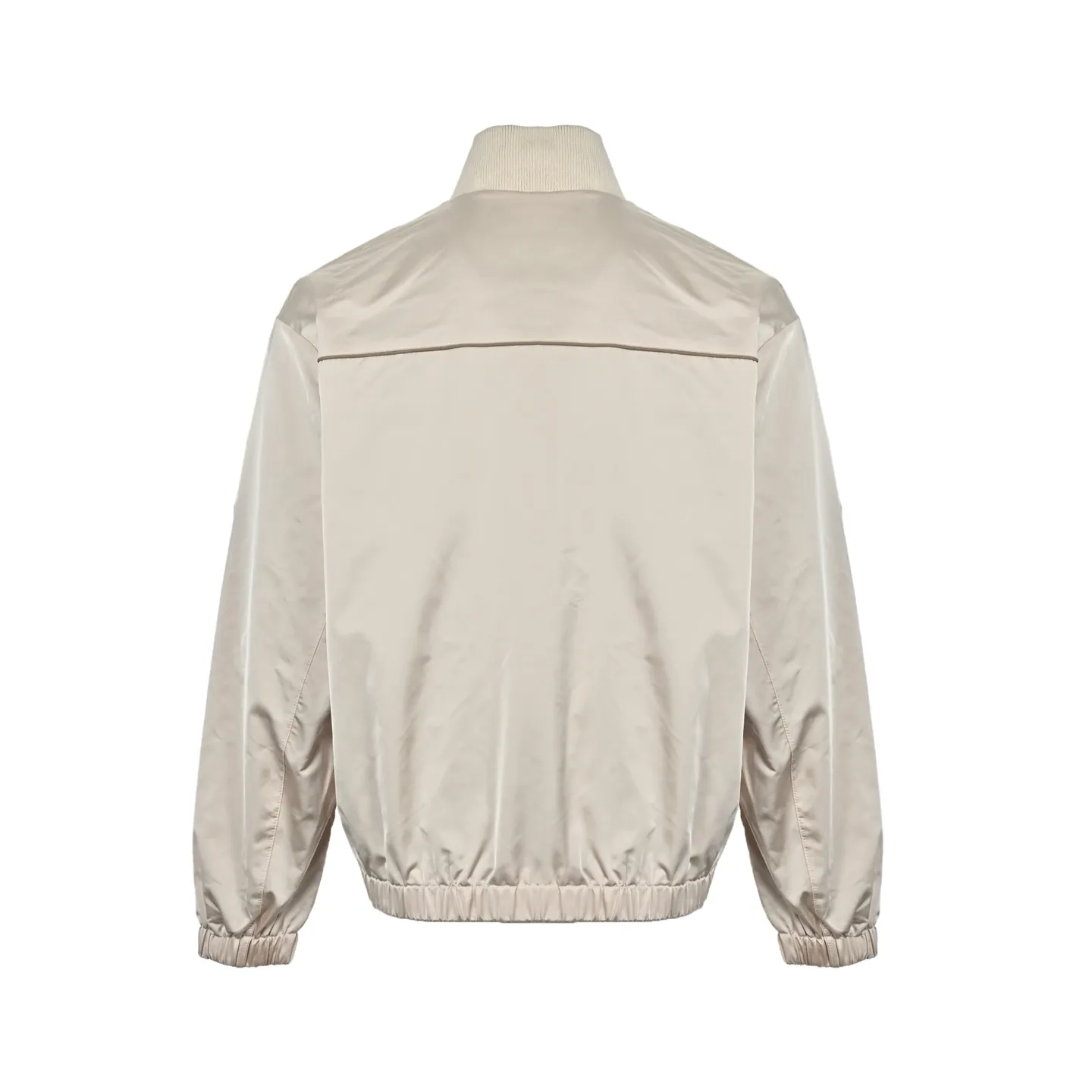 Louis Vuitton/Louis Vuitton leather logo silk satin sports coat